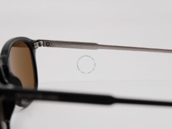 Kính mát Montblanc Round Sunglasses Black Polarized MB599S - kinh mat montblanc round sunglasses black polarized mb599s 3