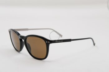Kính mát Montblanc Round Sunglasses Black Polarized MB599S - kinh mat montblanc round sunglasses black polarized mb599s 6