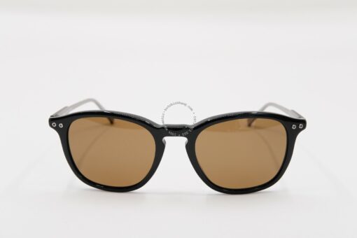 Kính mát Montblanc Round Sunglasses Black Polarized MB599S