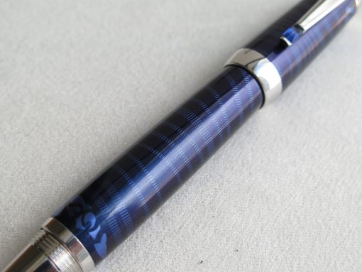 Bút Montblanc Boheme Paso Doble Bleu Platinum Rollerball Pen 104920