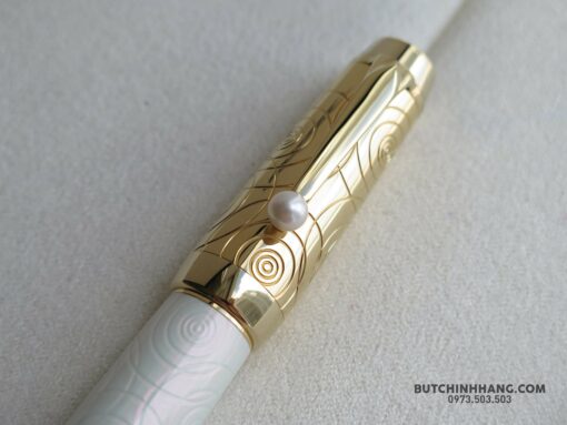 Bút Montblanc Boheme Lacquer Pearl Rollerball Pen 36010 - Hình ảnh 3