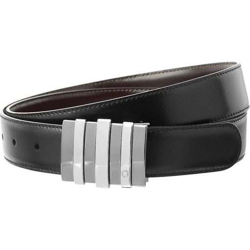 Thắt lưng Montblanc Contemporary Line 3 Rings Star Ruth.Pall Leather Belt 103427 Thắt lưng Montblanc Mới Nguyên Hộp