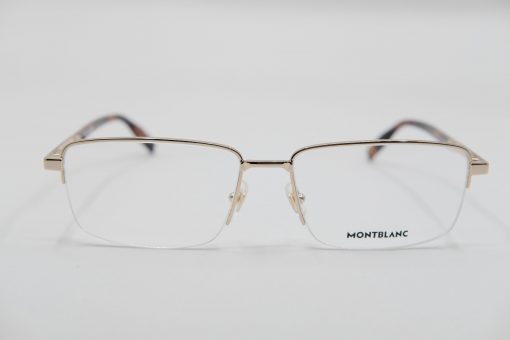 Gọng kính Montblanc Semi-rimless Gold Eyeglasses MB0020O Gọng kính Montblanc Mới Nguyên Hộp 2