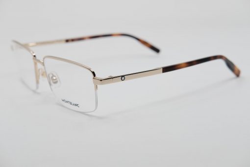 Gọng kính Montblanc Semi-rimless Gold Eyeglasses MB0020O