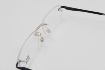 Gọng kính Montblanc Rimless Gold Eyeglasses 577 - gong kinh montblanc rimless gold eyeglasses 577
