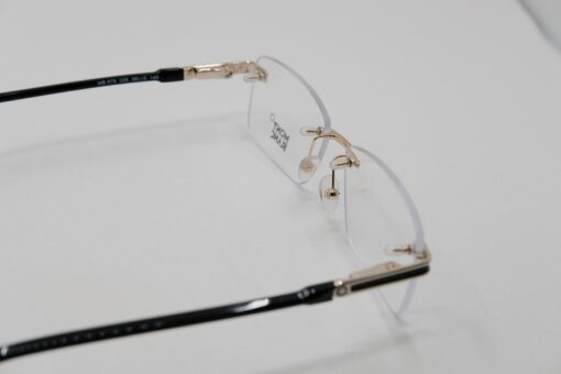 Gọng kính Montblanc Rimless Gold Plate Eyeglasses 0692 - Image 7
