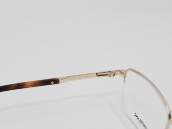 Gọng kính Montblanc Semi-rimless Gold Eyeglasses MB0020O - Ảnh 6