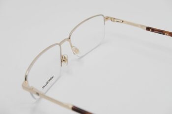 Gọng kính Montblanc Semi-rimless Gold Eyeglasses MB0020O - gong kinh montblanc semi rimless gold eyeglasses mb0020o 3