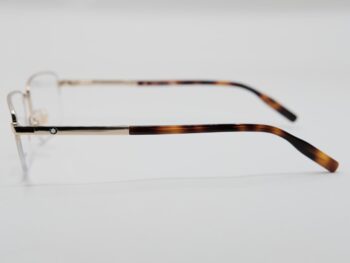 Gọng kính Montblanc Semi-rimless Gold Eyeglasses MB0020O - Ảnh 3