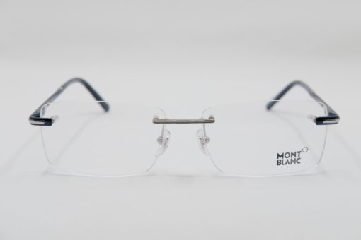 Gọng kính Montblanc Shiny Blue Men’s Eyeglasses 577-F - Image 2
