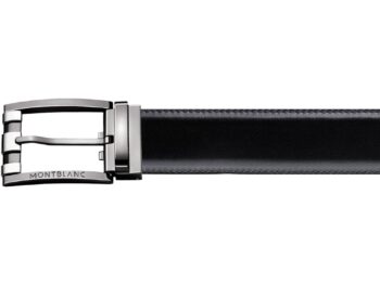 Thắt lưng Montblanc Casual Line 3 Rings Ruth Shiny Pin Leather Belt 103445 - that lung montblanc casual line 3 rings ruth shiny pin leather belt 103447