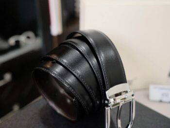 Thắt lưng Montblanc Horseshoe SH Palladium - coat Pin Buckle Reversible Black & Brown Leather Belt 123890 - 3cm - that lung montblanc horseshoe sh palladium coat pin buckle reversible black amp brown leather belt 123890 scaled