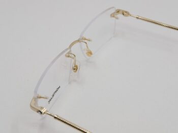 Gọng kính Montblanc Rimless Gold Plate MB0112O - gong kinh montblanc rimless gold plate mb0112o 2 scaled