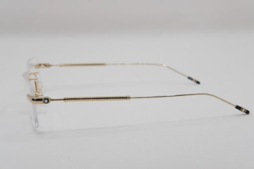 Gọng kính Montblanc Rimless Gold Plate MB0112O - Hình ảnh 3