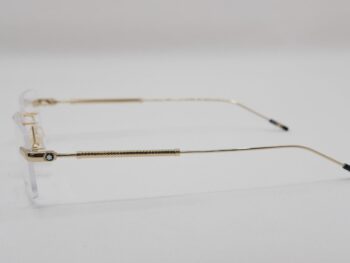 Gọng kính Montblanc Rimless Gold Plate MB0112O - gong kinh montblanc rimless gold plate mb0112o 3 scaled