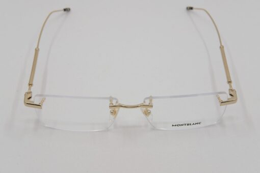 Gọng kính Montblanc Rimless Gold Plate MB0112O - Hình ảnh 2
