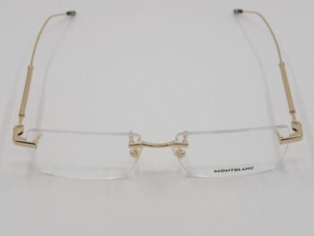 Gọng kính Montblanc Rimless Gold Plate MB0112O - gong kinh montblanc rimless gold plate mb0112o 5 scaled