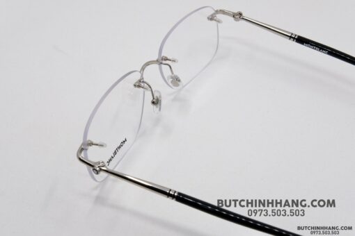 Gọng kính Montblanc Rimless Platinum Eyeglasses MB0071O - Hình ảnh 5