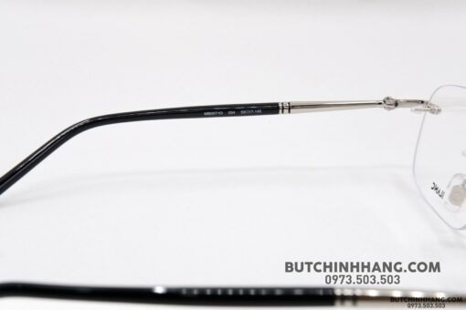 Gọng kính Montblanc Rimless Platinum Eyeglasses MB0071O - Hình ảnh 8