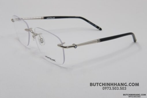 Gọng kính Montblanc Rimless Platinum Eyeglasses MB0071O