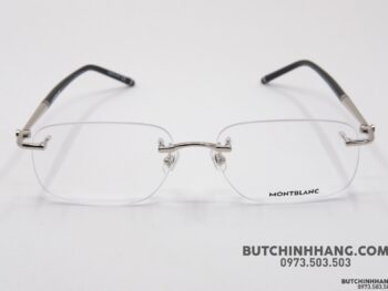 Gọng kính Montblanc Rimless Platinum Eyeglasses MB0071O - gong kinh montblanc rimless platinum eyeglasses mb0071o 7