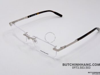 Gọng kính Montblanc Rimless Silver Eyeglasses 00230 - gong kinh montblanc rimless silver eyeglasses 00230