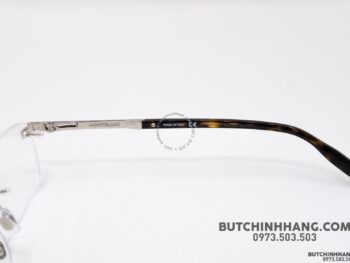 Gọng kính Montblanc Rimless Silver Eyeglasses 00230 - gong kinh montblanc rimless silver eyeglasses 232