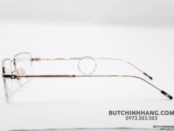 Gọng kính Montblanc Semi - Rimless Gold Plate MB0113O - gong kinh montblanc semi rimless gold plate mb0113o 2