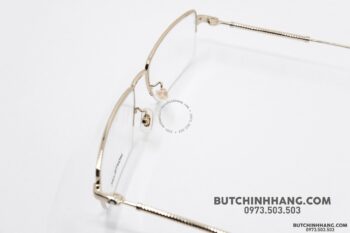 Gọng kính Montblanc Semi - Rimless Gold Plate MB0113O - gong kinh montblanc semi rimless gold plate mb0113o 3