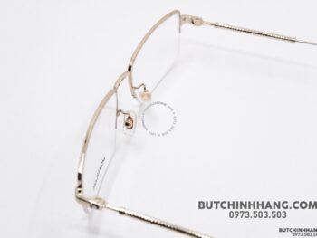 Gọng kính Montblanc Semi - Rimless Gold Plate MB0113O - gong kinh montblanc semi rimless gold plate mb0113o 3