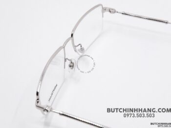 Gọng kính Montblanc Semi - Rimless Silver Plate MB0113O - gong kinh montblanc semi rimless silver plate mb0113o 1