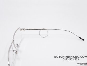 Gọng kính Montblanc Semi - Rimless Silver Plate MB0113O - gong kinh montblanc semi rimless silver plate mb0113o 2