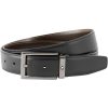 Thắt lưng Montblanc Business Leather Belts 123895  – 3cm Thắt lưng Montblanc Mới Nguyên Hộp 9