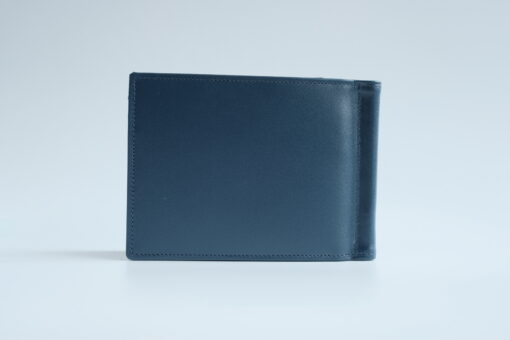 Ví kẹp kiền Montblanc Meisterstuck 6 CC Leather Wallet with Money Clip – Navy 114548