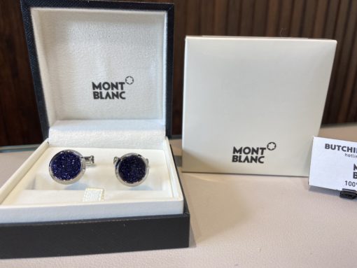Khuy măng sét Montblanc Stainless Steel Cuff Links 112906 Khuy Măng Sét Cufflinks Montblanc Mới Nguyên Hộp 5