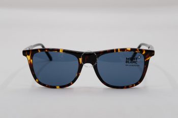 Kính mát Montblanc Rectangular Sunglasses Vintage Havana/Black MB647S