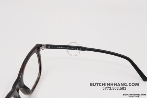Gọng kính Montblanc Rectangular Eyeglasses Havana/Black MB610 Gọng kính Montblanc Mới Nguyên Hộp 4