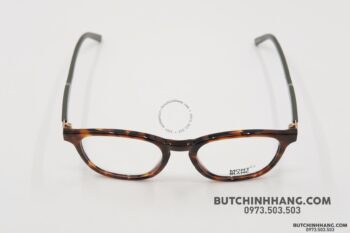 Gọng kính Montblanc Oval Eyeglasses Dark Havana/Green/Bronze MB632 - gong kinh montblanc oval eyeglasses dark havanagreenbronze mb633