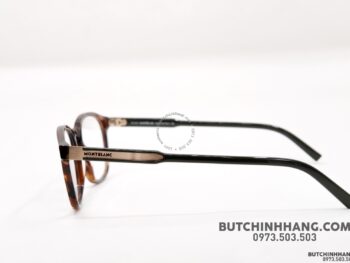 Gọng kính Montblanc Oval Eyeglasses Dark Havana/Green/Bronze MB632 - gong kinh montblanc oval eyeglasses dark havanagreenbronze mb637