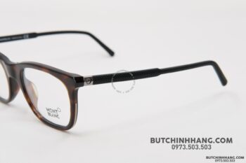 Gọng kính Montblanc Rectangular Eyeglasses Havana/Black MB610 - gong kinh montblanc rectangular eyeglasses havanablack mb610