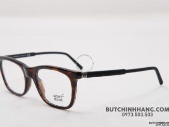 Gọng kính Montblanc Rectangular Eyeglasses Havana/Black MB610 - gong kinh montblanc rectangular eyeglasses havanablack mb613