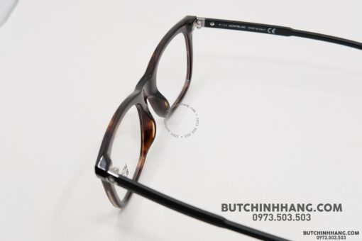 Gọng kính Montblanc Rectangular Eyeglasses Havana/Black MB610 - Hình ảnh 3
