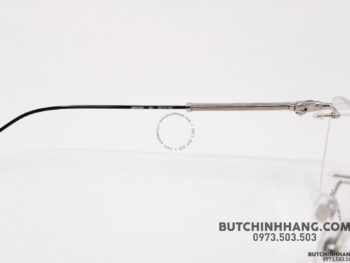 Gọng kính Montblanc Rimless Silver Eyeglasses 00380 - gong kinh montblanc rimless silver eyeglasses 382