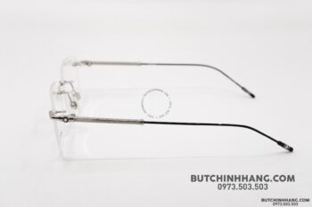 Gọng kính Montblanc Rimless Silver Eyeglasses 00380 - gong kinh montblanc rimless silver eyeglasses 383