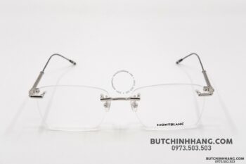 Gọng kính Montblanc Rimless Silver Eyeglasses 00380 - gong kinh montblanc rimless silver eyeglasses 388