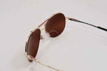 Kính mát Montblanc Aviator Sunglasses Gold/Black Polarized MB703S - kinh mat montblanc aviator sunglasses goldblack polarized mb703s 2