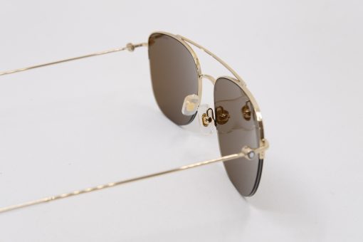Kính mát Montblanc Established Gold – Brown Sunglasses MB0096S