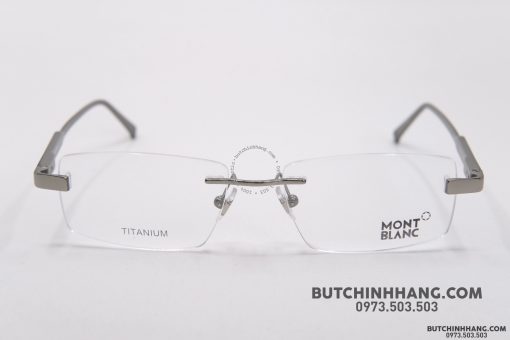 Gọng kính Montblanc Rimless Titanium Eyeglasses 661 Gọng kính Montblanc Mới Nguyên Hộp 2
