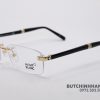 Gọng kính Montblanc Rimless Silver Eyeglasses 00750 Gọng kính Montblanc Mới Nguyên Hộp 8