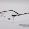 Gọng kính Montblanc Rimless Silver Eyeglasses 00380 Gọng kính Montblanc Mới Nguyên Hộp 11